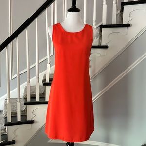 Lulu’s Tangerine Silk Scarf Dress | Size Medium | EUC